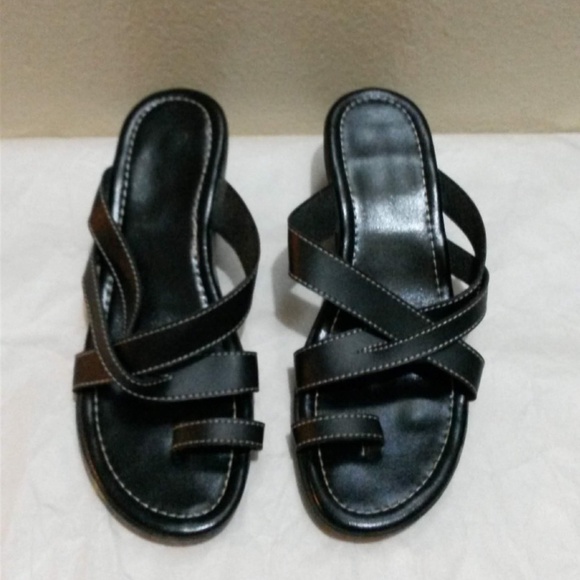 Crisscross Wedge Sandals - More Pics - Picture 8 of 8
